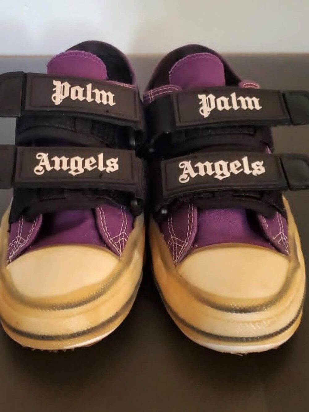 Palm Angels Women's Vulcanized Low Sneakers Purple Size (US/6.5) (EU/37)(UK/4.5) - Picture 8 of 8